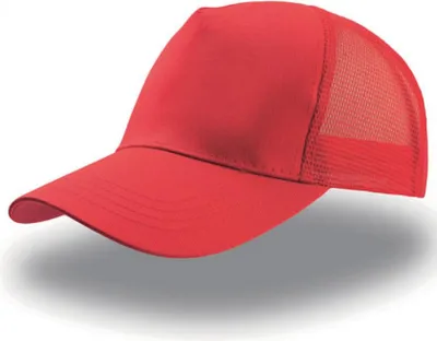 Produktbild von Atlantis RAPC | Rapper Baumwolle Cap / Kappe / Mütze - Farbe: Red/Red - Größe: One Size
