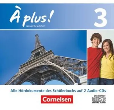 Obrázek produktu pro À plus! Nouvelle édition. Band 3. Audio-CDs