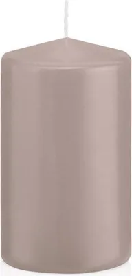 Produktbild von Stumpenkerzen Silbergrau 100 x Ø 58 mm, 16 Stück