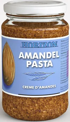 Obrázok produktu pre KRÉM Z PRAŽENÝCH MANDLÍ SMORSKOU SOĽOU 350 g - HORIZONT