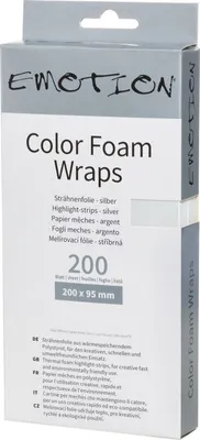 Produktbild von Efalock Emotion Color Foam Wraps 20 cm silber
