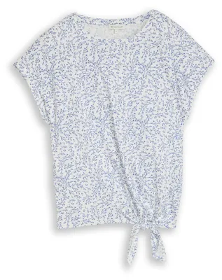 Produktbild von Tom Tailor Gemustertes T-Shirt aus Single-Jersey mit Knotendetail