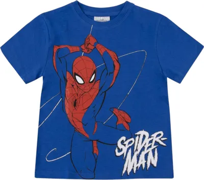 Produktbild von T-Shirt Spider-Man Blau 110 cm