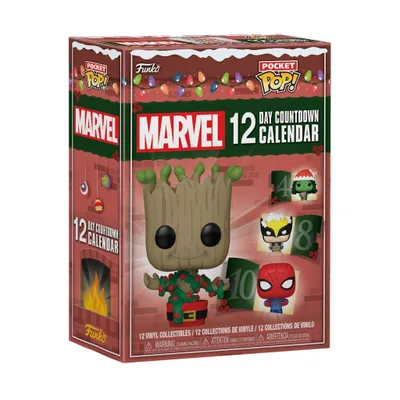 Zdjęcie produktu dla Funko POP Pocket Marvel 12szt Guardians of the Galaxy Advent Calendar Kalendarz Adwentowy Figurka Kolekcjonerska