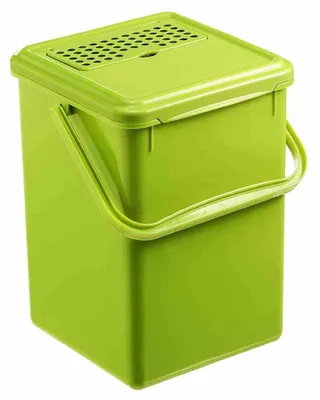 Image de Rotho seau à compost 9Lvert avec charbon actif
