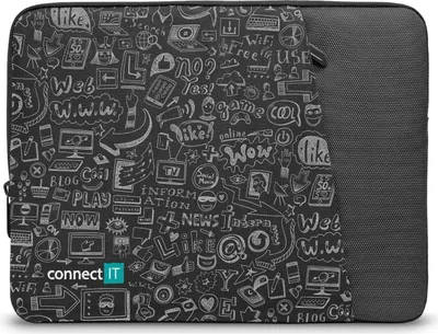 Produktbild von Connect IT CFF7015DD, Schutzhülle, 39,6 cm (15.6")