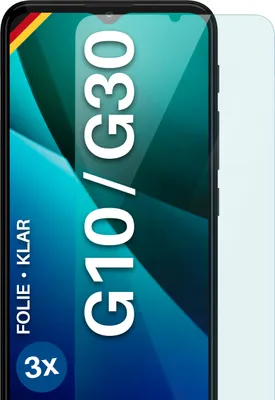 A close-up of a phone screen protector packaging with text and graphics.