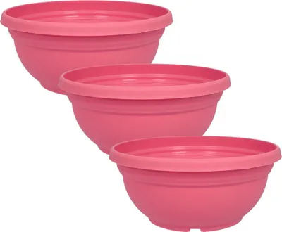 Produktbild von MePla - 3 Stück - Pflanzschale Orion 27 pink