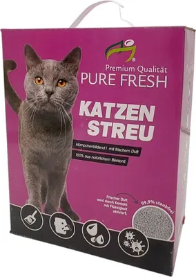 Produktbild von Katzenstreu 24L (20,8Kg) duftend Klumpstreu Haustierstreu Einstreu Haustier