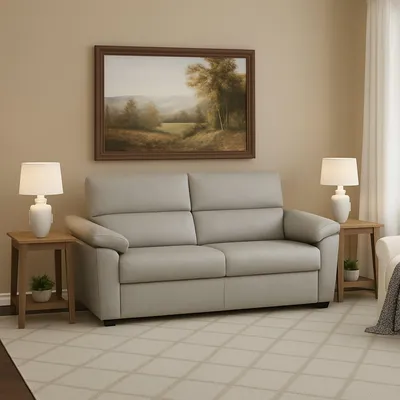 Immagine prodotto di Contrada - Divano Letto 2 Posti, 205x95 cm Beige, Sfoderabile  Italy