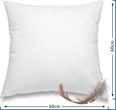 Obrázok produktu pre Vankúš z peria z bavlny a 100% peria 60x60