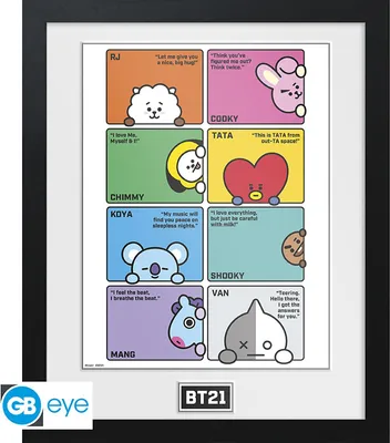 Obrázok produktu pre BT21 - Zarámovaná tlač
