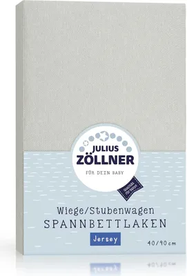 Immagine prodotto di Julius Zöllner, lenzuolo da camera in jersey grigio chiaro 90/40