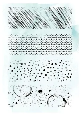 Produktbild von Transparente Stempel für die Kartenherstellung, 11 x 16 cm, Scrapbooking und Papierbasteln