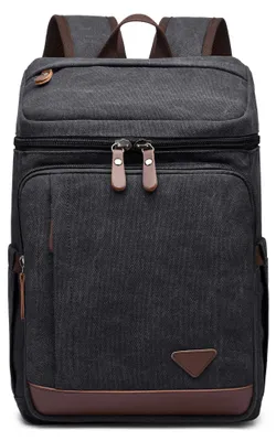 Image de Omgoods - Sac à dos élégant pour ordinateur portable, pour hommes - Compartiment pour ordinateur portable de 15,6 pouces