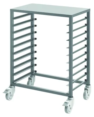 Immagine prodotto di Tavolo smaltato, acciaio inossidabile, larghezza: 120 mm