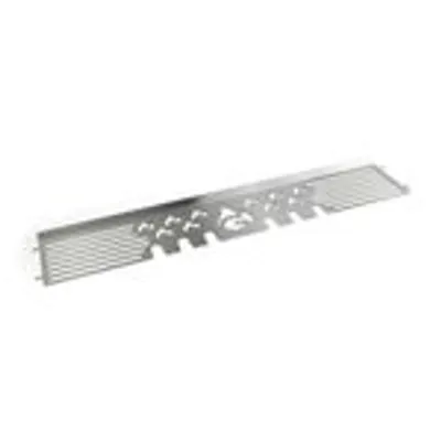 Obrázok produktu pre Edelstahl Multistation | Warmhalterost für Weber Spirit 300er Baureihe | mit Drumstick Halterung - Regler seitlich | 3mm stark