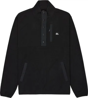 Obrázok produktu pre Quiksilver Fleecová bunda bez kapucne so zapínaním na zips, čierna, pánska, veľkosť 2XL