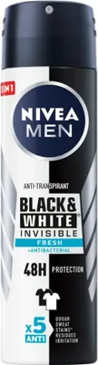 Produktbild von NIVEA Men Deodorant Spray Invisible für Black & White Fresh 150 ml - 1 Stück
