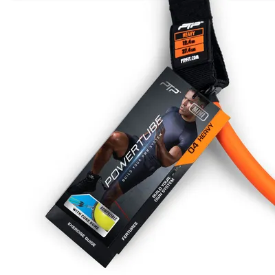 Produktbild von Resistance Tube 52cm POWERTUBE MINI Orange HEAVY PTP