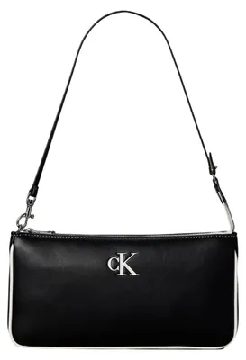 Produktbild von Calvin Klein CONTRAST CK CONVERTIBLE POUCH Damen Handtasche Schwarz : Größe - UNICA Größe: UNICA