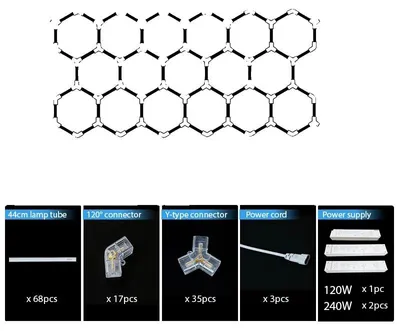 Produktbild von LED-Beleuchtung, vielseitige Installation, energieeffizient, XP4405424B, Kaltweiß-f