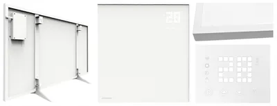 Zdjęcie produktu dla Grzejnik elektryczny na podczerwień promiennik Climative IRH-077 WarmUp - Biały 770W WiFi LED Tuya  Promiennik podczerwieni