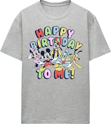Obrázek produktu pro Mickey Mouse & Friends - Tričko pro ženy "Happy Birthday To Me", melírované TV25415 (M) (Athletisch)