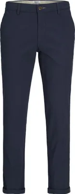 Produktbild von JACK & JONES Elegante Chino Hose Einfarbige Business Stoffhose JPSTMARCO Größe: 33W / 32L