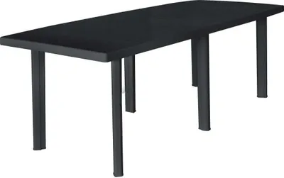 Produktbild von Gartentisch Anthrazit 216x90x72 cm Kunststoff