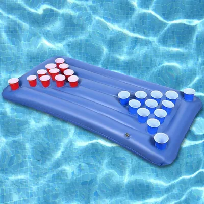 Produktbild von Faburo Aufblasbare Bierpong Luftmatratze 155x76cm für Pool Party