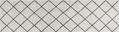 Produktbild von vidaXL Küchenteppich Waschbar Quadrat 45x150 cm Samt