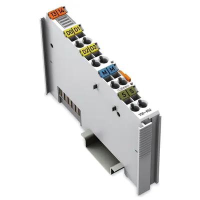 Produktbild von WAGO 750-652 Serielle Schnittstelle RS-232/485, lichtgrau