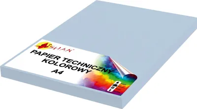 Obrázek produktu pro Technický papír A4 160 g modrý pastelový3 50 listů