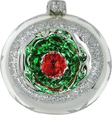 Zdjęcie produktu dla Kaheku Baumkugel Reflecto silber/grün 8 Ø 560294697