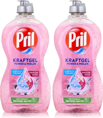 Produktbild von Pril Spülmittel Anti-Fett Power Granatapfel & Orangenblüte 450ml (2er Pack)