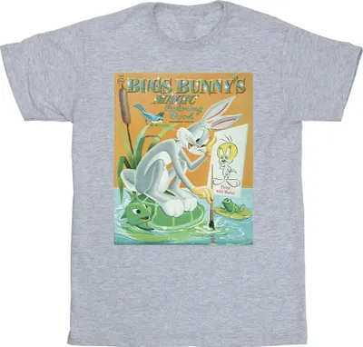 Produktbild von Looney Tunes - "Bugs Bunny Colouring Book" T-Shirt für Herren BI35972 (L) (Grau)