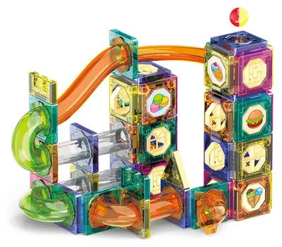 Produktbild von Magnetische Bauklötze-Set mit 90 Teilen