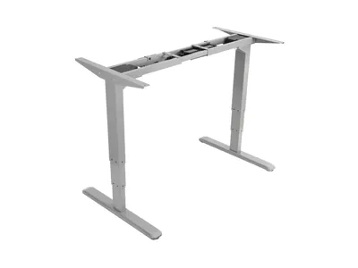 Produktbild von equip ERGO Elektr.-Sitz-Steh-Tischgestell, Doppelmotor, grau