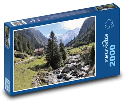 Zdjęcie produktu dla Puzzle 2000 Widok na dolinę z górami - martinpuzzle