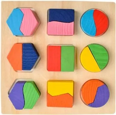 Zdjęcie produktu dla Lt299 Drewniana Układanka Figury Montessori