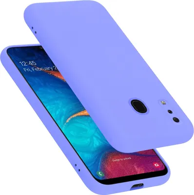 Immagine prodotto di Cadorabo custodia protettiva per Samsung Galaxy A20 / A30 / M10s custodia in viola telefono cellulare Case Cover TPU Etui