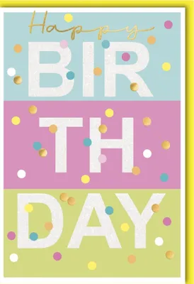 Produktbild von Geburtstag - Glückwunschkarte im Format 11,5 x 17 cm mit Umschlag