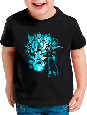 Produktbild von Wolf Avalanche Kinder T-Shirt anime cloud chocobo sephiroth