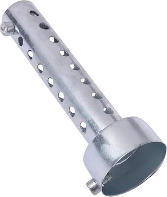 Image de Silencieux universel pour moteur - Argent (45 mm)