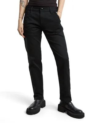 Produktbild von G-Star Damen Kate Boyfriend Hose, Schwarz (dk Black D25257-C105-6484), 24W / 30L