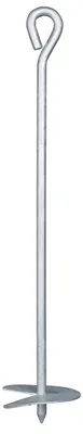 Bodenanker zum Eindrehen, feuerverzinkt, 525 mm