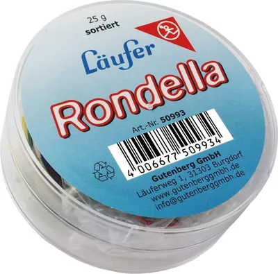 Produktbild von Läufer RONDELLA Gummiringe in der Dose 25 g sortiert