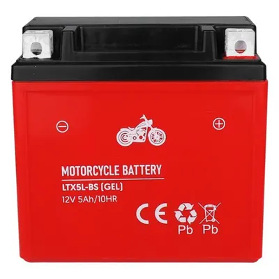 Produktbild von Lamex Gel-Batterie Motorrad 12V 5Ah LTX5L-BS