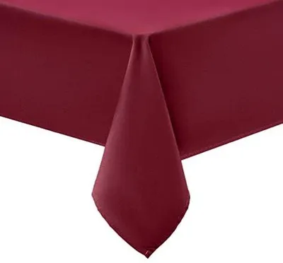Produktbild von Rechteckiges Tafelkleed 130x160cm Polyester wasserabweisend rot